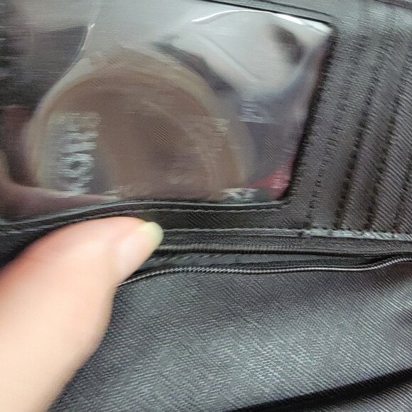 Michael Kors Jet Set Black Signature Monogram Print Zip Around Wallet/Wristlet - Picture 13 of 16